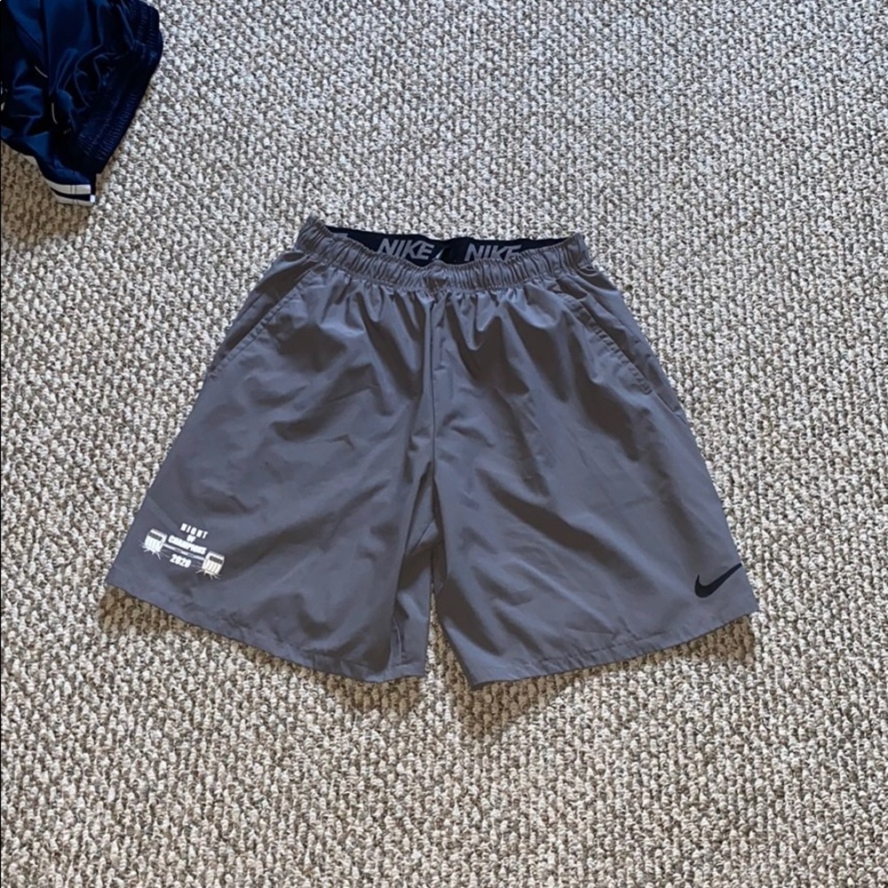 Nike grey lifting shorts xl